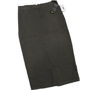 Womens Pencil Skirt Size 28 / 6 Stretch NWT Buffalo Elodia Olive Green